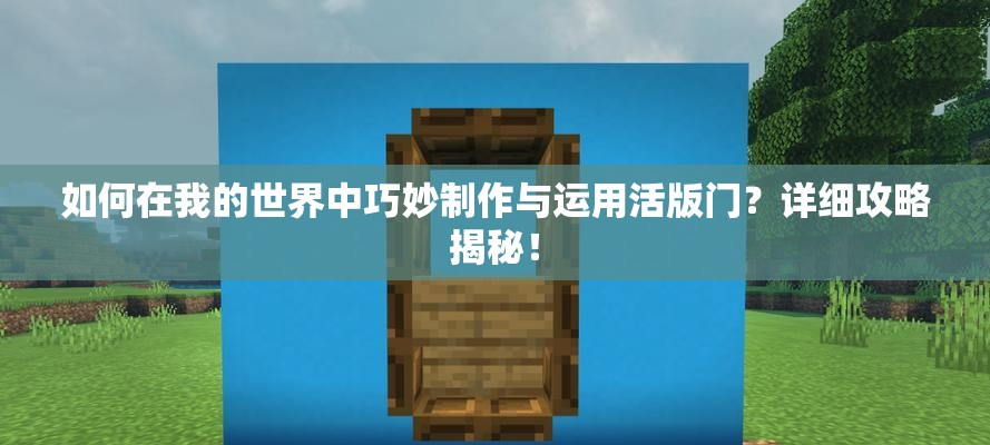 如何在我的世界中巧妙制作与运用活版门？详细攻略揭秘！