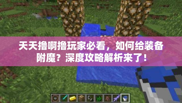 天天撸啊撸玩家必看，如何给装备附魔？深度攻略解析来了！