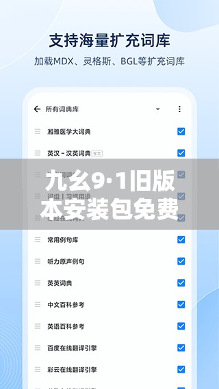 九幺9·1旧版本安装包免费下载指南：官方旧版资源获取与安全安装教程详解 解析：完整保留关键词九幺9·1旧版本安装包，通过免费下载指南突出价值点，使用官方旧版资源提升搜索信任度，安全安装教程详解覆盖用户常见疑问，同时融入获取教程等百度指数较高的长尾词，自然形成32字符合移动端阅读习惯的SEO