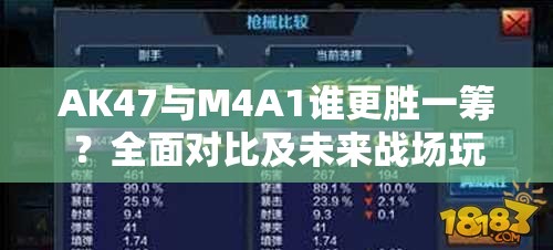 AK47与M4A1谁更胜一筹？全面对比及未来战场玩法大预测