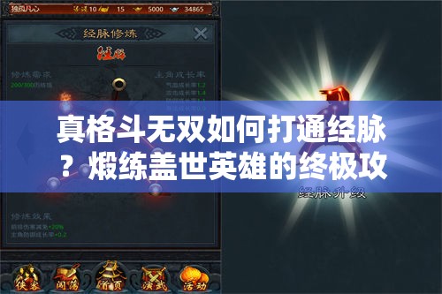 真格斗无双如何打通经脉？煅练盖世英雄的终极攻略揭秘！